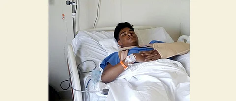 Student hit by car during school run