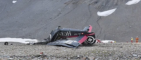 Up to 20 feared dead in Swiss Alps plane crash
