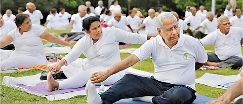 Senior citizen’s congregation on International Yoga Day gets into Limca Book of Records