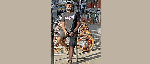 Pedalling to believe in humanity