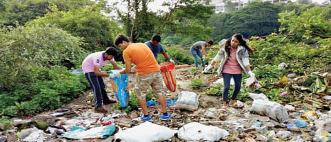 NGOs join hands to clean up Karve Nagar, Vetal Tekdi