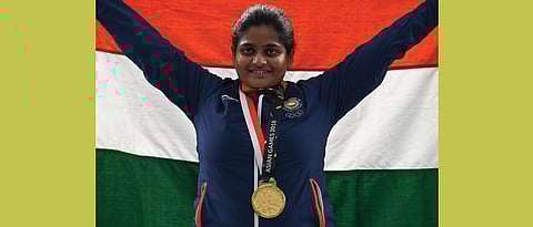 Rahi Sarnobat becomes first Indian female shooter to win gold at Asian Games