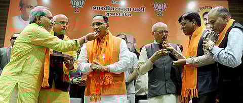 The BJP wants to signal that the party is unaffected by fall in numbers