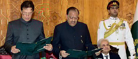 Cricketer-turned-politician Imran Khan sworn-in as Pakistan's new Prime Minister