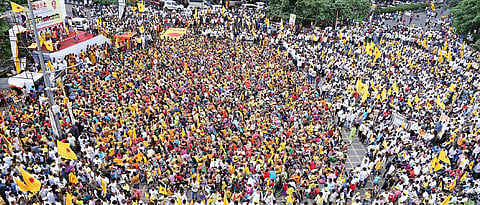 Matang community holds protest against violence
