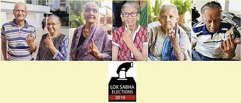 LokSabha 2019: Senior citizens exercise their right to vote