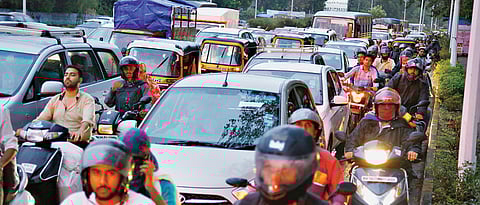 Rains bring traffic chaos, waterlogging