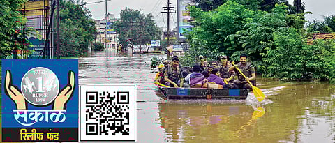Sakal Relief Fund donates Rs 1 crore for flood-affected