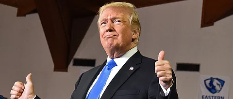 Trump admits climate change not a 'hoax'