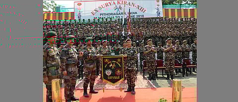 Indo-Nepal Armies joint Exercise Surya Kiran XIII concludes