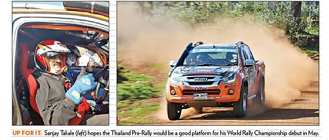 Takale’s WRC 2018 starts with Thailand Pre-Rally