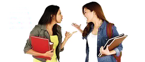 The argumentative girl