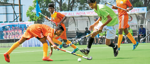 SNBP Academy, Hockey Coorg, MP Academy in quarterfinals