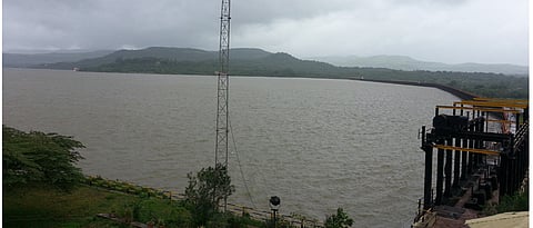 Water being released from Khadakwasla dam