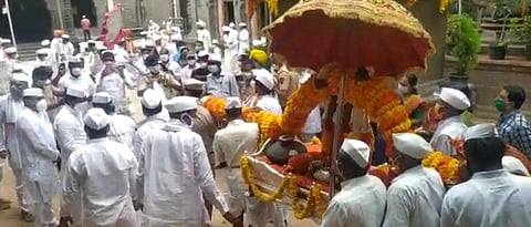 Pune: Sant Tukaram Maharaj palkhi procession begins with low key affair