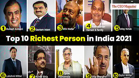 Top 10 Richest Person in India