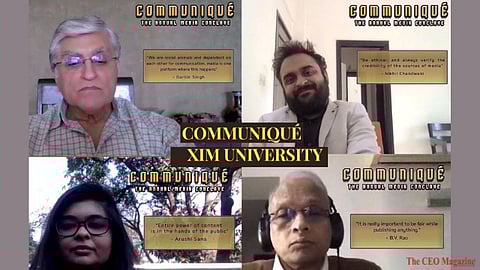 Communiqué XIM University Annual Media Conclave 2022