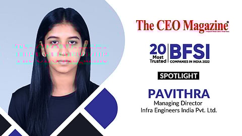 Ms. Pavithra, MD of Infra Engineers India Pvt. Ltd