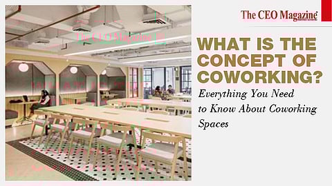 What is the concept of coworking? 