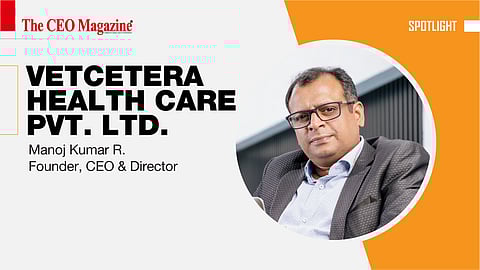 Manoj Kumar R. - Founder, CEO & Director - VetCetera Health Care Pvt. Ltd.