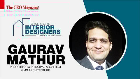 Gaurav Mathur - Proprietor and Principal Architect - GMG Architecture