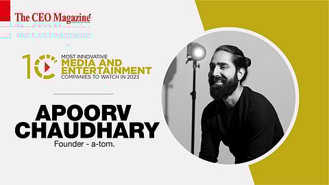 Apoorv Chaudhary - Founder of a-tom. 