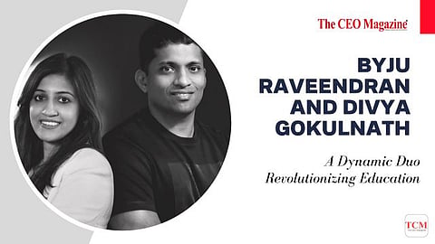 Byju Raveendran and Divya Gokulnath