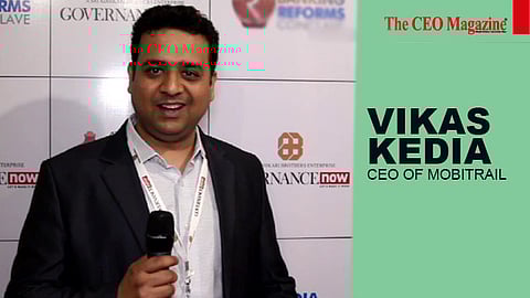 Vikas Kedia, CEO of MobiTrail