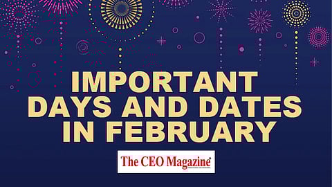 Important Days And Dates In FEBRUARY