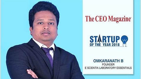 Omkaranath B, - Founder - E Scientia Laboratory Essentials