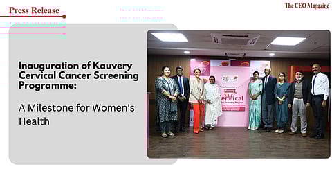 Launch of Kauvery Cervical Cancer Screening Program by Hon'ble Amber Jade Minister for Health Western Australia
