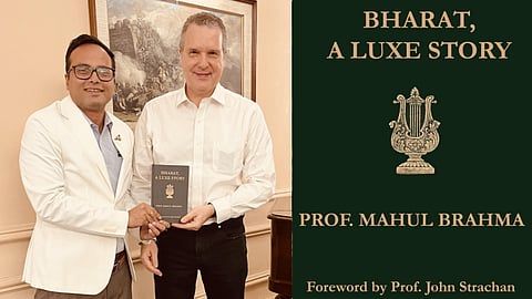 Prof Mahul Brahma’snew book narrates history of luxury in Bharat