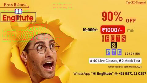 'IELTS & PTE Coaching: Score a Perfect 7+! Limited-time offer at ₹1000 (90% Discount)