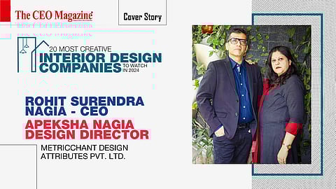 Rohit Surendra Nagia - CEO and Apeksha Nagia - Design Director - Metricchant Design Attributes Pvt Ltd