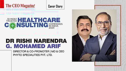 Dr Rishi Narendra - Director & Co-PromoterG. Mohamed Arif - MD & CEO - Phyto Specialities Pvt. Ltd.