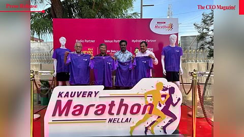 T-Shirt and Medal Unveiled for the 3rd Edition of Kauvery Marathon Nellai