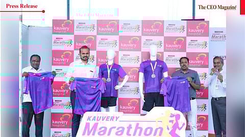 Kauvery hospital Salem T-shirt and medal unveiling