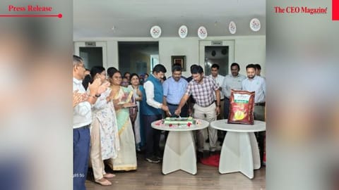 Nuziveedu Seeds Officials launching Badshah Research Wheat Seeds