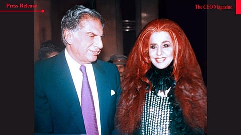Shahnaz Husain, CMD Shahnaz Husain Group with Late Shri Ratan Tata