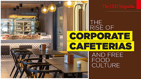 The Rise of Corporate Cafeterias and Free Food Culture