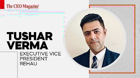 is Mr Tushar Verma, Executive Vice President | REHAU India