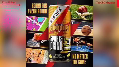 Samantha Prabhu’s Pickleball Team, Chennai Super Champs, and 3Sisters Join Forces to Launch India’s First Homegrown Sports Drink