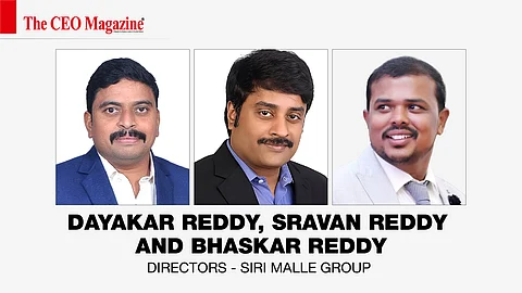 Dayakar Reddy, Sravan Reddy and Bhaskar Reddy - Directors - Siri Malle Group