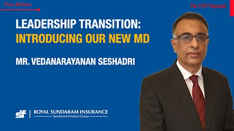 Mr. Vedanarayanan Seshadri (Veda) - Managing Director - Royal Sundaram General Insurance Co. Limited