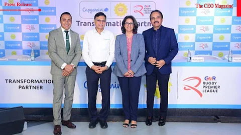 Rahul Bose, President, Indian Rugby Football Union, Ashwin Yardi, CEO – India, Capgemini, Roma Nawani Sachdev, EVP and CMCO - India, Capgemini, Anil Radhakrishnan, CEO, GMR Enterprises