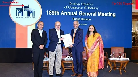 Bombay Chamber team with BVR Subrahmanyam