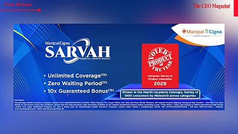 ManipalCigna Sarvah Named ‘Product of the Year 2025’ in Health Insurance Category