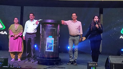 Mr. Srinivasa Rao, Marketing Head and Ms. Shanti Latha, Fungicide Portfolio Head and others at Launch event.