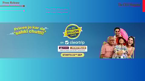 Cleartrip Unveils Unmissable Festive Travel Deals for The Big Billion Days 2025