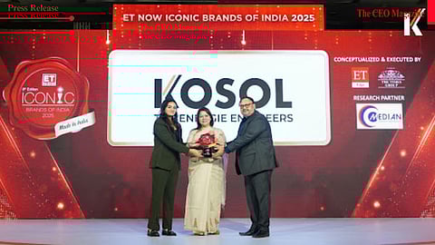 Kosol Energie Honoured as ‘Iconic Brand of India 2025’ by The Economic Times